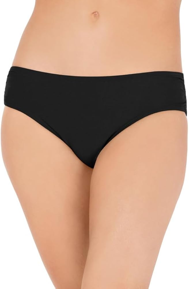 Calvin Klein Women's Hipster Bikini Bottoms (Black, XX-Large)