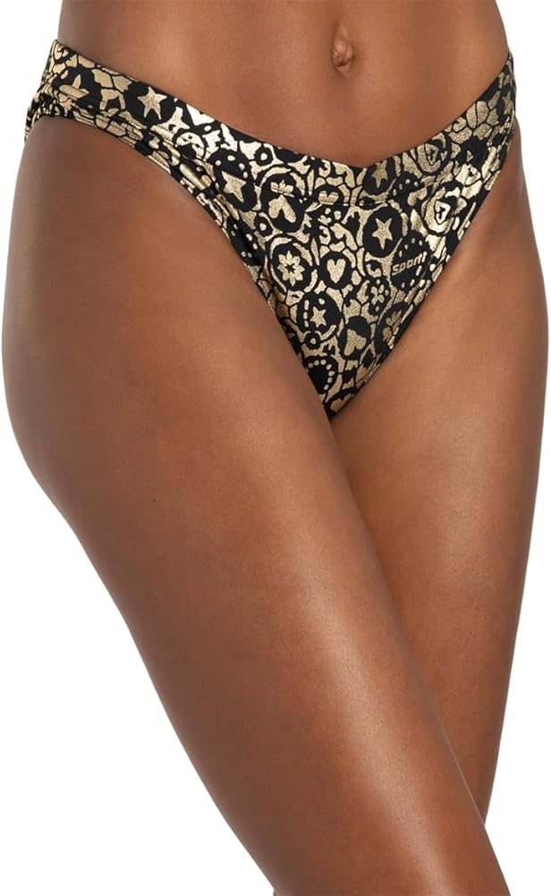 Sporti Hydrolast Women's Bikini Bottoms for Swimming,Surfing,Quick-Drying, Chlorine Proof,Printed Cheeky,Soft & Comfy Suit