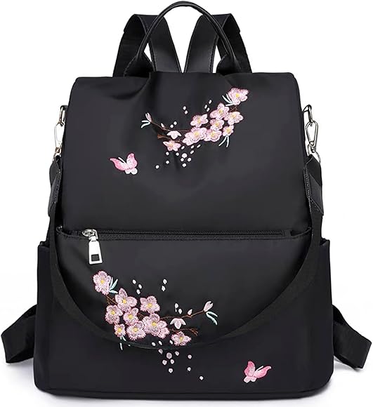 Eshow Mochila Antirrobo para Mujer, Mochilas Casual, Bolsa Multifuncional para Niñas Viaje Escuela Trabajo Compras Universidad