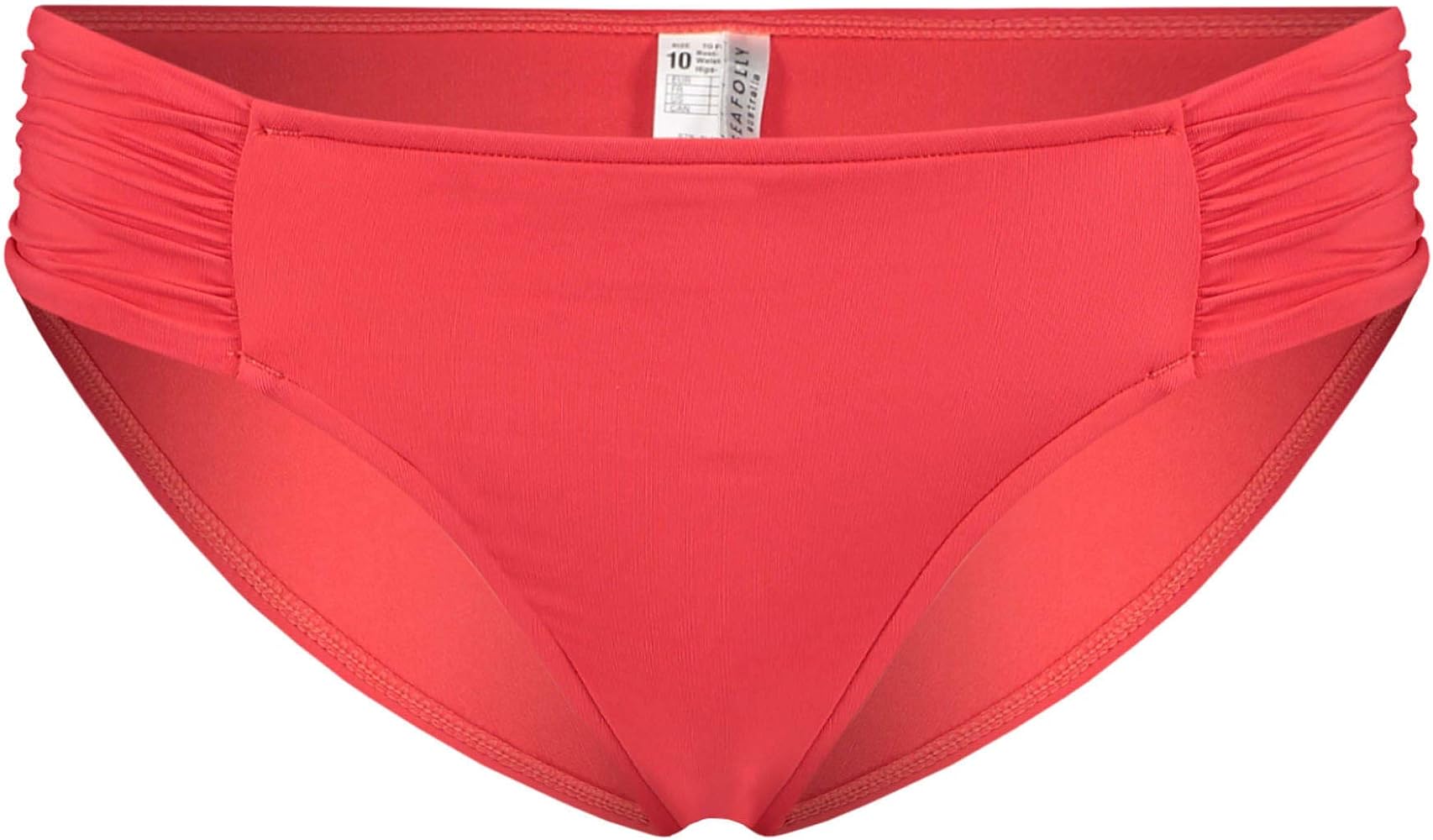 Seafolly Women's Ruched Side Retro Medium Coverage Bikini Bottom Swimsuit