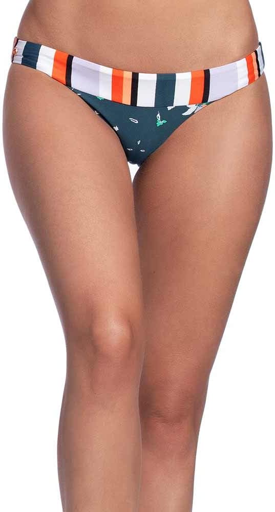 Maaji Women's Standard Bandana Ruch Reversible Signature Cut Bikini Bottom Swimsuit