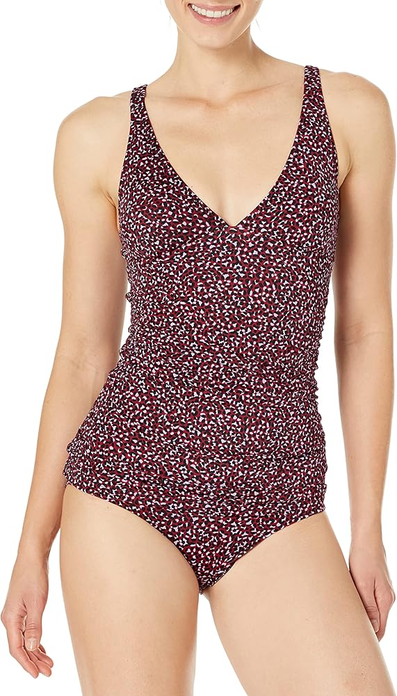 Amazon Essentials Women's Tankini Swim Top (Available in Plus Size)