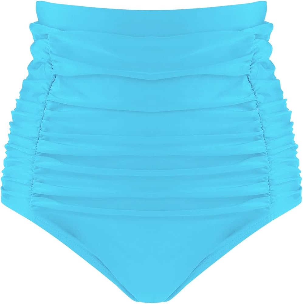 RELLECIGA Women's Ruched bikini Bottom