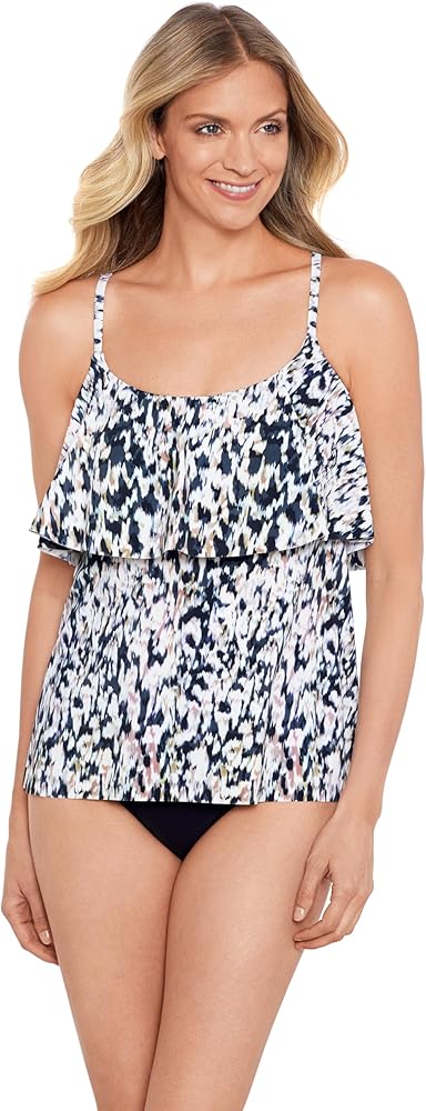 Women's Mastectomy Single Tier Tankini Top