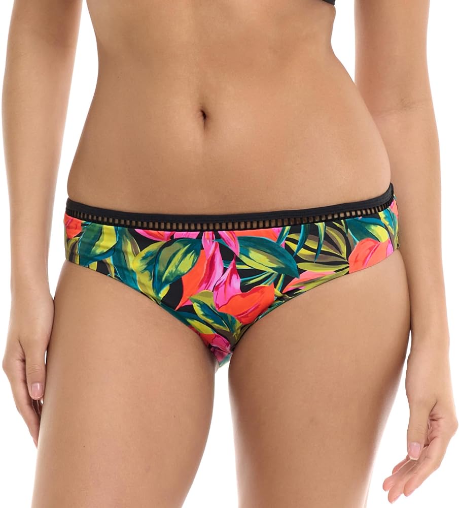 Skye Women's Standard Melanie Low Rise Bikini Bottom Swimsuit, Castaway Tropical