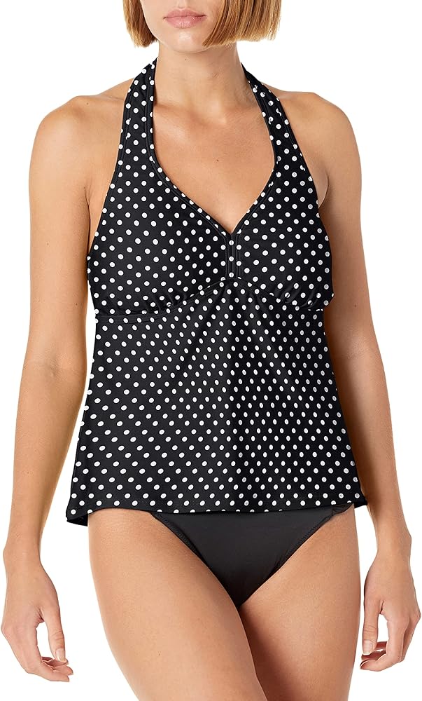 Women's Standard Halter Tankini Swimsuit