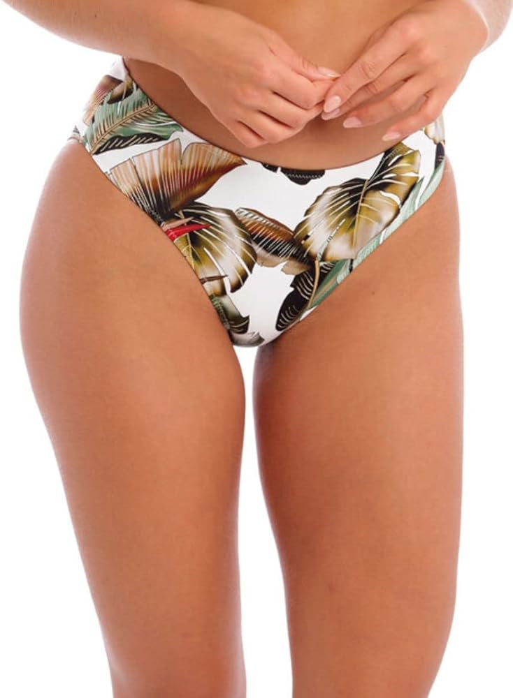 Fantasie Kinabalu Mid Rise Bikini Bottom XL, Jungle