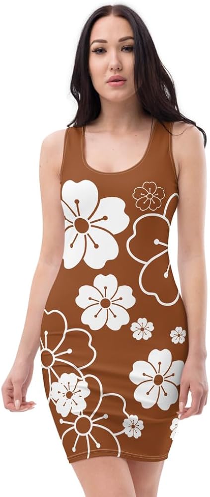 Amazon: Tank Dress - Floral Beach Dress - Go to Tank Dress - Brown