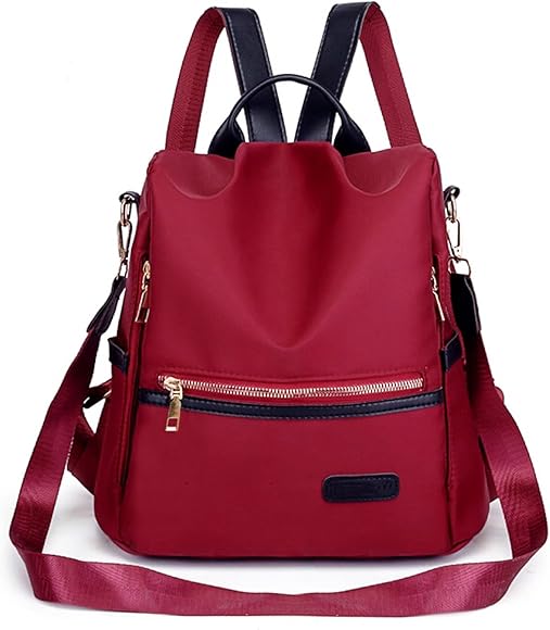 Mochilas Mujer Casual, Bolso Ordenador Mochila Viaje Antirrobo Bandolera Impermeable Bolsos Playa Nylon Lona, Bolsa Trabajo Mano Bolsos Oxford Tela Urbanas Backpack de Moda Deporte Pequeña