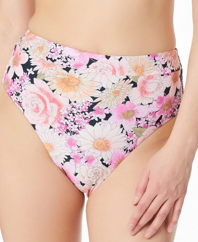 Sanctuary Womens High-Rise Floral Print Swim Bottom Separates