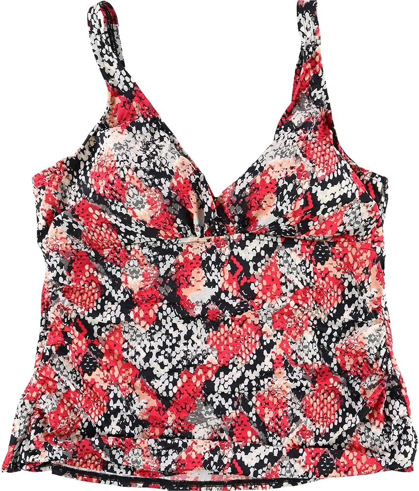 Womens Abstract Tankini Swim Top