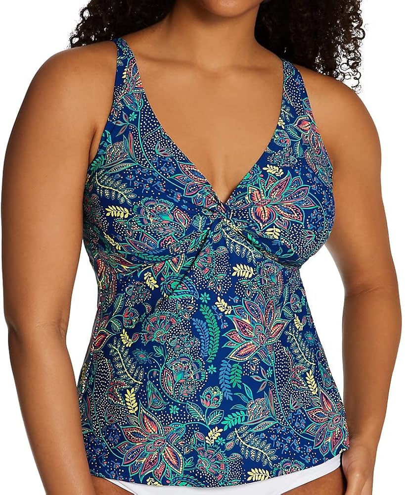 Sunsets Forever Tankini Top, Dreamscape, 32D