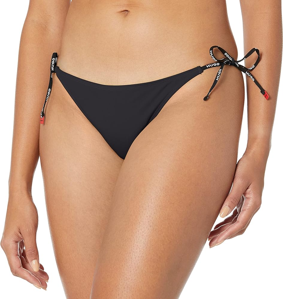 HUGO Women's Standard Iconic Slim Fit String Bikini Bottom