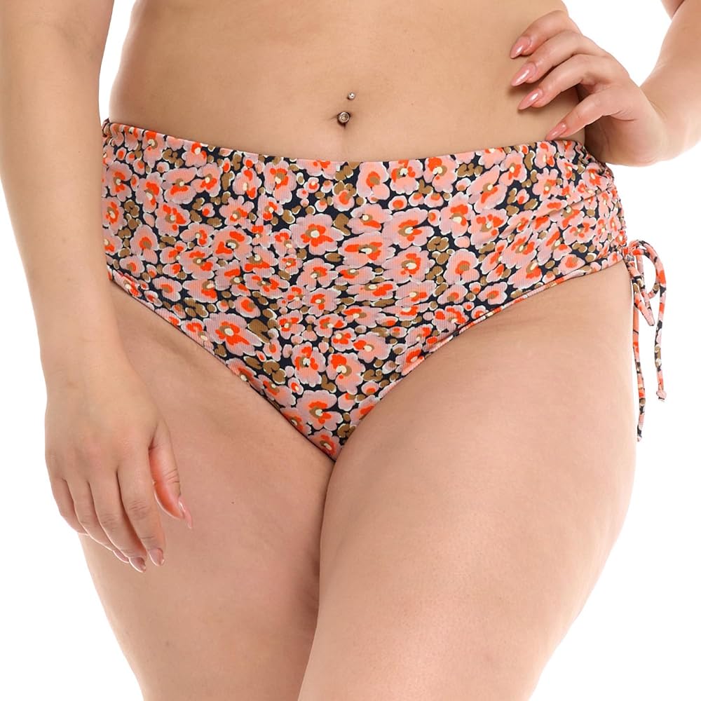 Body Glove Women's Tide Plus High Waist Bikini Bottom Swimsuit, Available in Sizes 1x,2X,3X