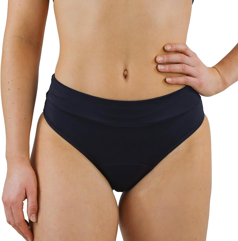 Period Swim Bottoms | Period Swimwear | Basic Slip Period Bikini Bottoms | Girls Period | Menstruation Swimwear