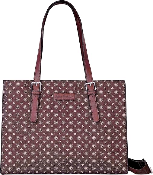 Pierre Cardin Bolso de mujer, en símil piel, shopper, de mano, al hombro, multifunción, de piel, grande, Bolso de mujer, en símil piel, shopper, de mano, de mano, multifunción