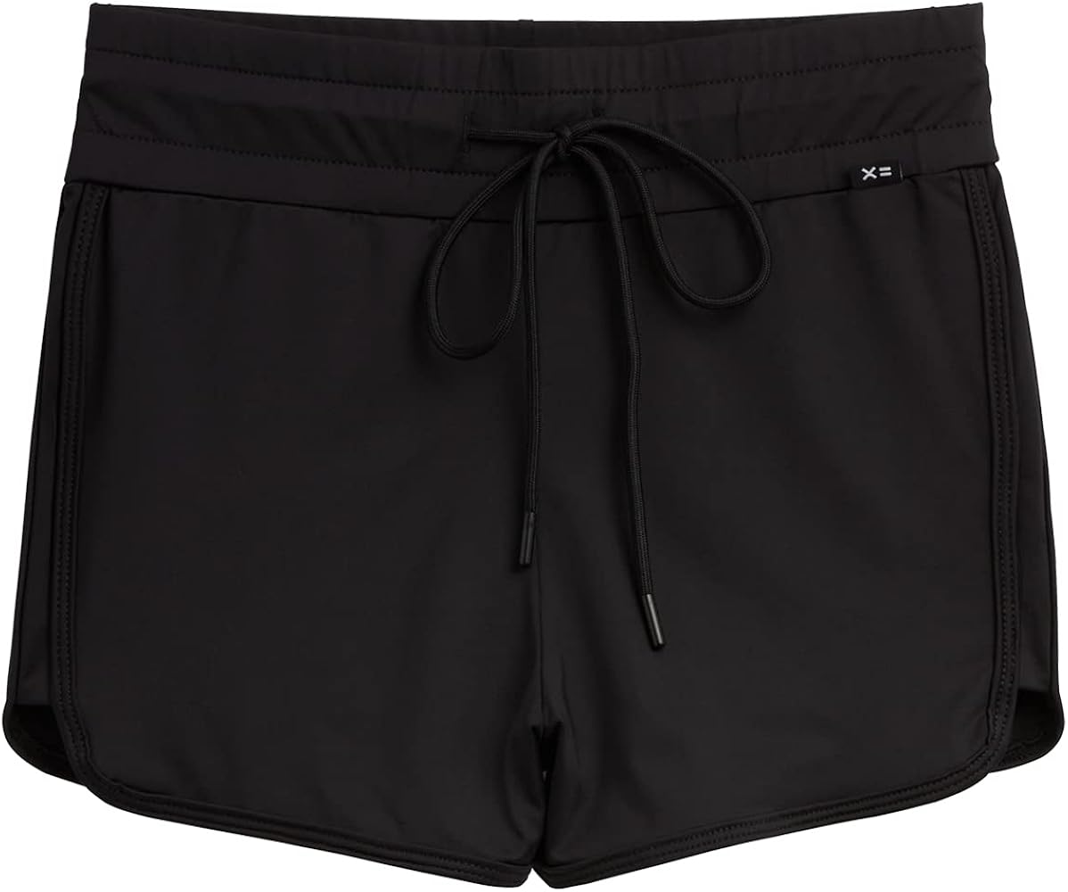 TomboyX Swim Boy Short, High Waisted Bathing Suit Bottom, Sporty Cheeky Fit, UPF 50 Sun Protection, Size Inclusive (XS-6X)