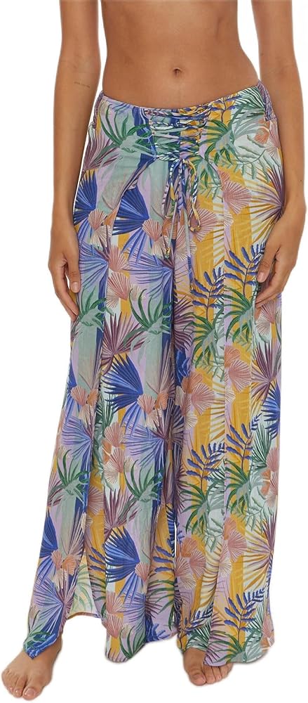 BECCA Women's Under The Sea Pants, Lace Up, Beach Cover Ups