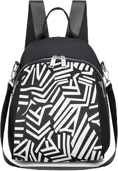 SUCIKORIO Mochila Mujer Pequeña Casual, Bolso Mochila Mujer Viaje Impermeable Nylon Mochilas Mujer Antirrobo Múltiples Bolsillos Regalos Para Mujer