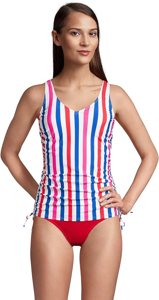 Lands' End Chlorine Resistant Underwire Tankini Swimsuit Top