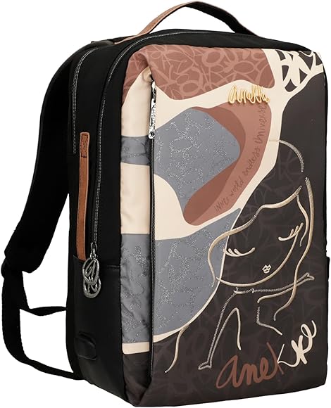 Mochila De Viaje Grande Heartbeat - Multi-Compartimento | Gran Capacidad - Medidas: 30/43/17 Cm - Accesorios Y Complementos Mujer