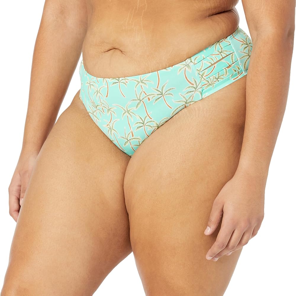 Body Glove Women's Retro Plus High Waist Bikini Bottom Swimsuit, Available in Sizes 1x,2X,3X