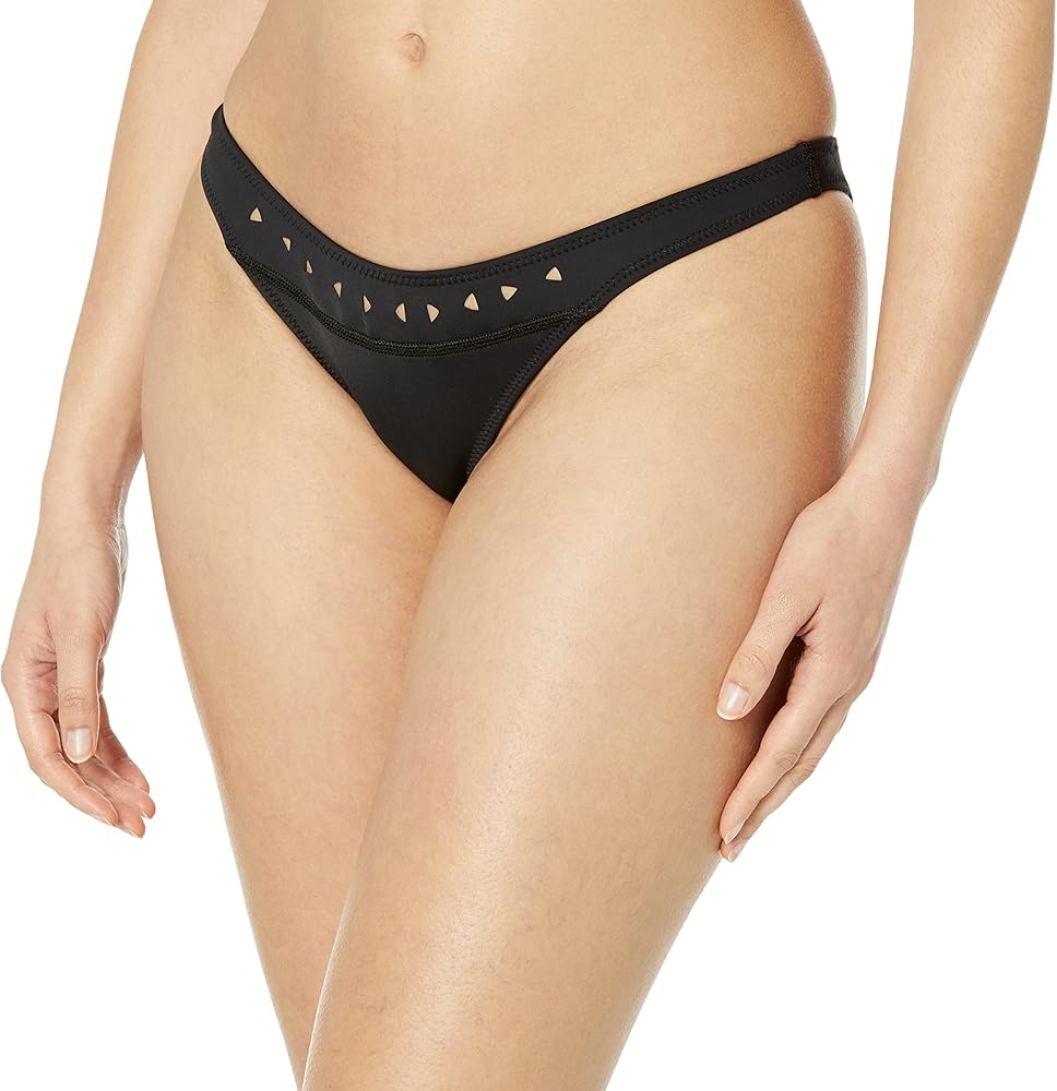 Body Glove Women's Standard Laurie High Cut Cheeky Coverage Bikini Bottom Swimsuit