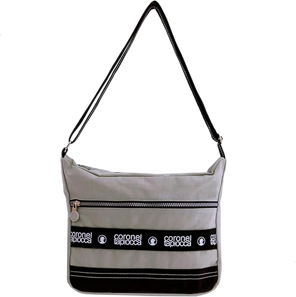 Coronel Tapioca - Bolso bandolera mujer - Bolso mujer - Bolsos bandolera mujer - Bolsos de mujer bandolera casual gran capacidad con 2 cremalleras exteriores - Bandolera Albertina