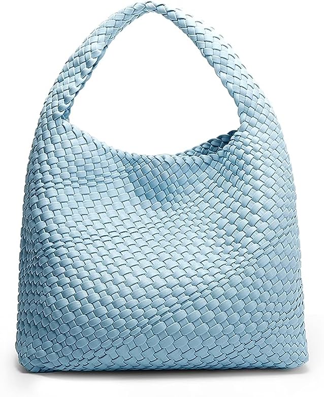 Jugsar Bolsos de Mujer, Bolso Mujer Grande, Cuero PU Tote Bag Bolso Shopper Mujer Señoras Tote Hombro, Bolso de Mano para Mujer Viene con uno Monedero Generoso（Azul）