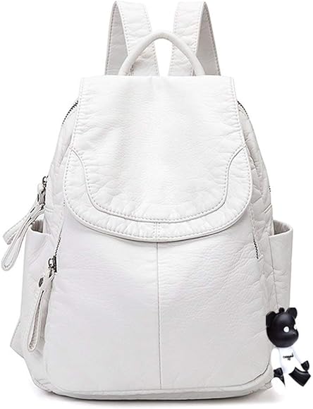 BUKESIYI Mujer Bolsos Mochila Niña Vestir Antirobo Pequeña Casual Bandolera Portatil PU Cuero Piel CCES78179