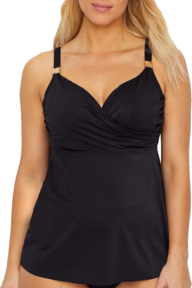 Miraclesuit Surplice Underwire Tankini Top D-DDD Cups