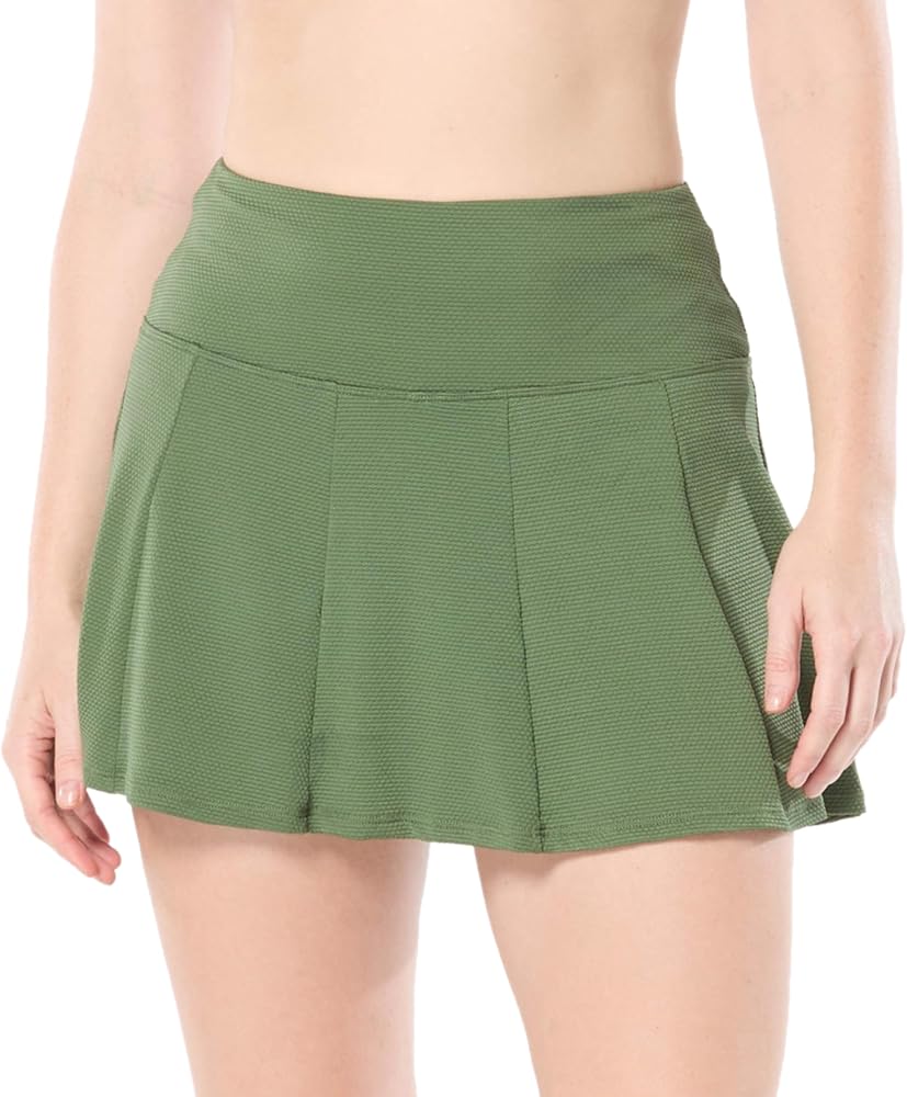 BEACH HOUSE Olivia High Waisted Resort Skort — Swim Tennis, Pickleball Skirt