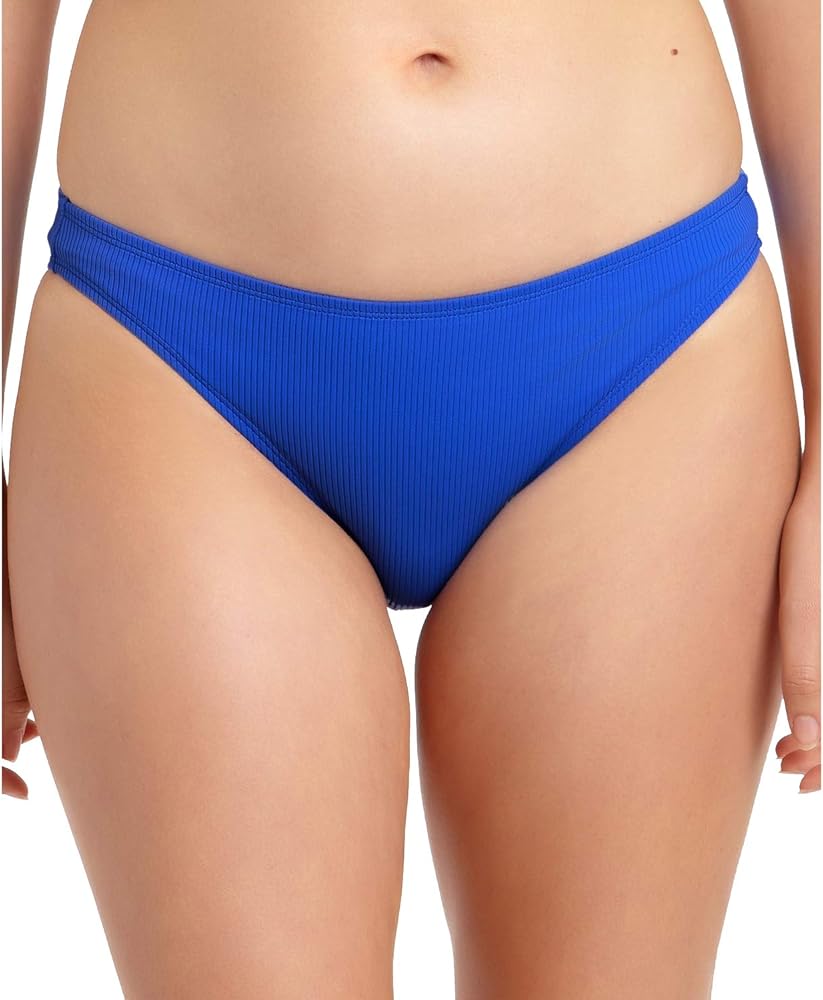 Juniors' Hipster Ribbed Bikini Swim Bottom Separates