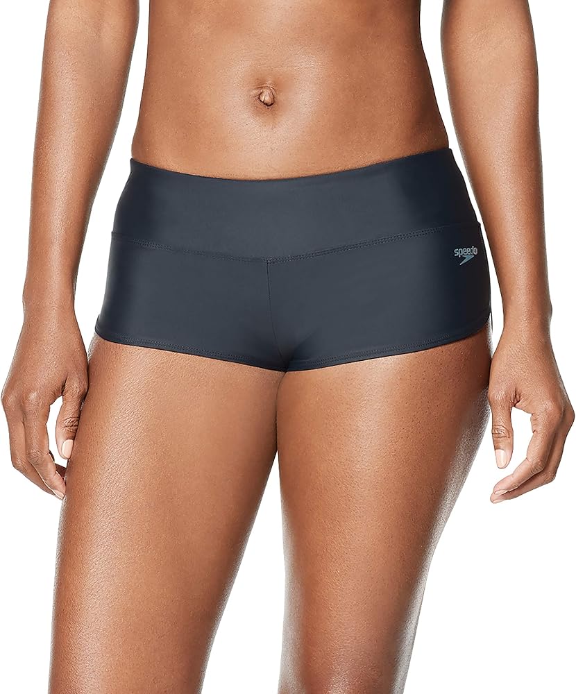 Speedo Women's Swimsuit Bottom Boyshort Length