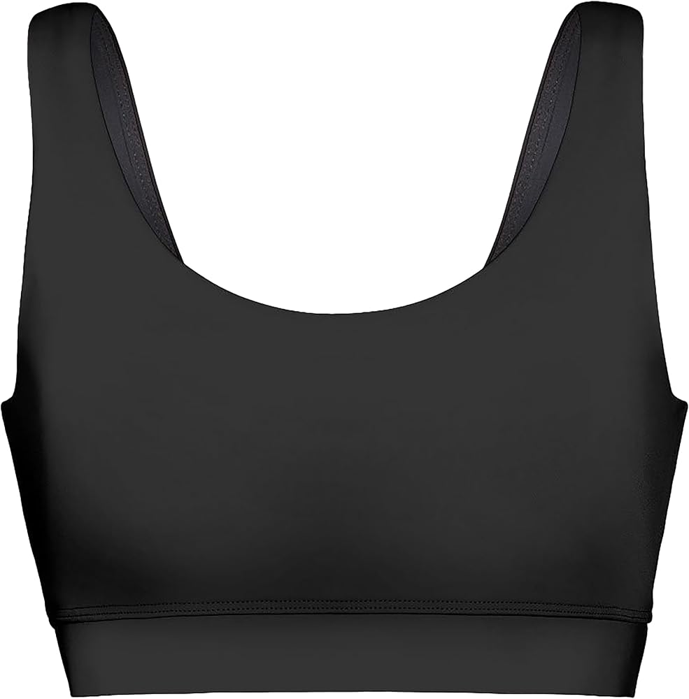 KT Double Scoop Swim Top - Black - Size M