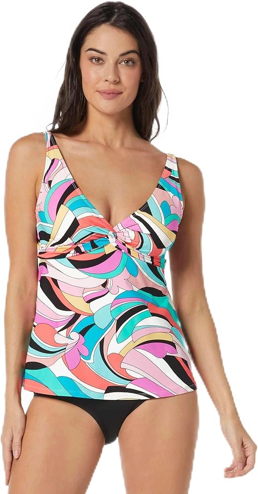 BEACH HOUSE Willow Twist Underwire Tankini Top — Loose Fit Swimsuit Top for Women