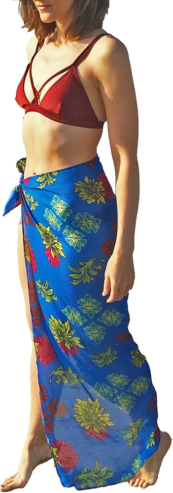 Floral Scarf/Beach Wrap Swimsuit Cover-up